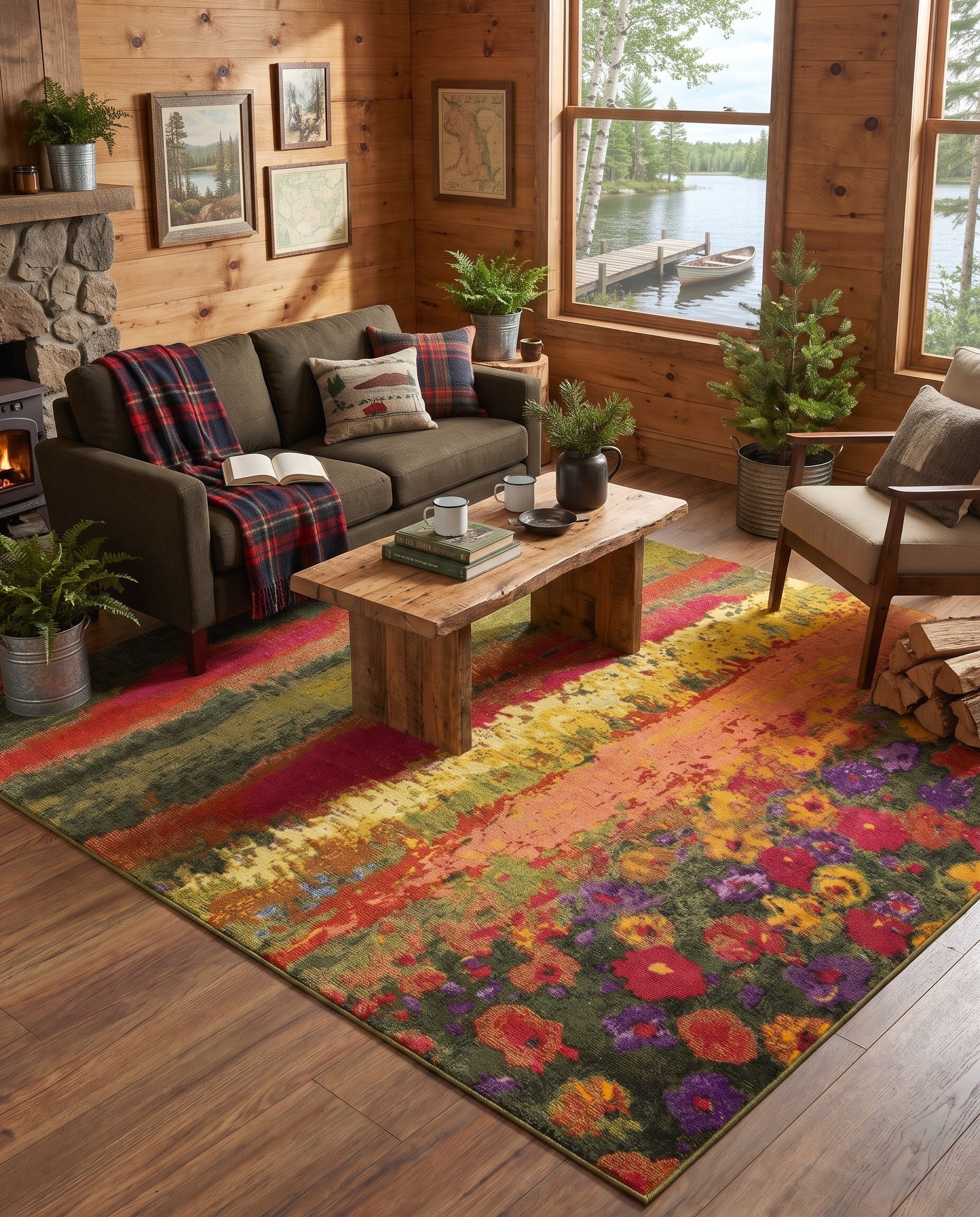 Washable Hyacinth Rug