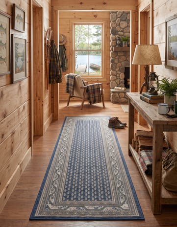 Blue SoHo Runner Rug