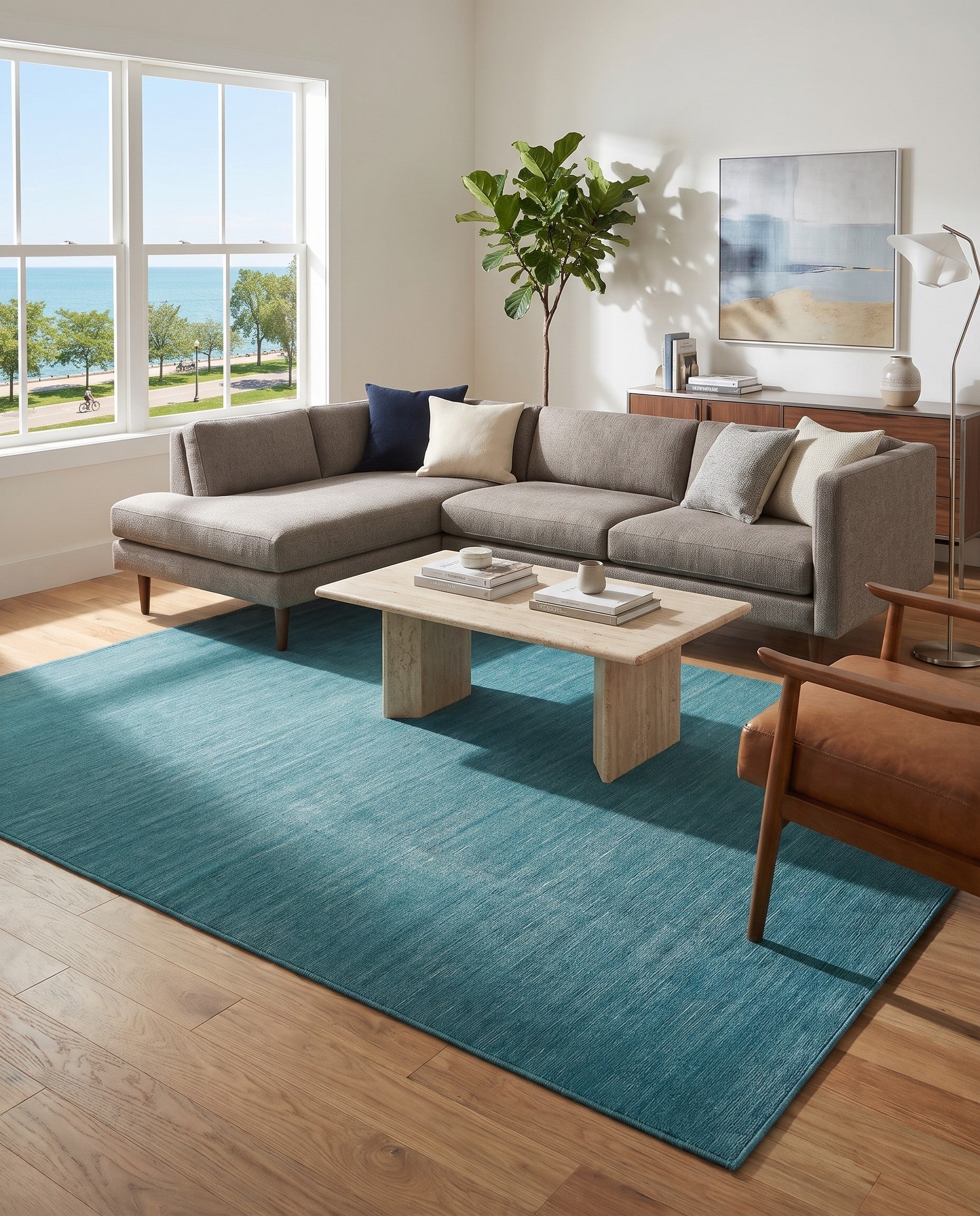 Turquoise SoHo Rug