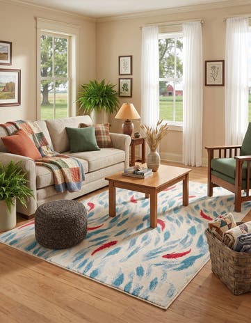 Beige Washable Amalfi Rug