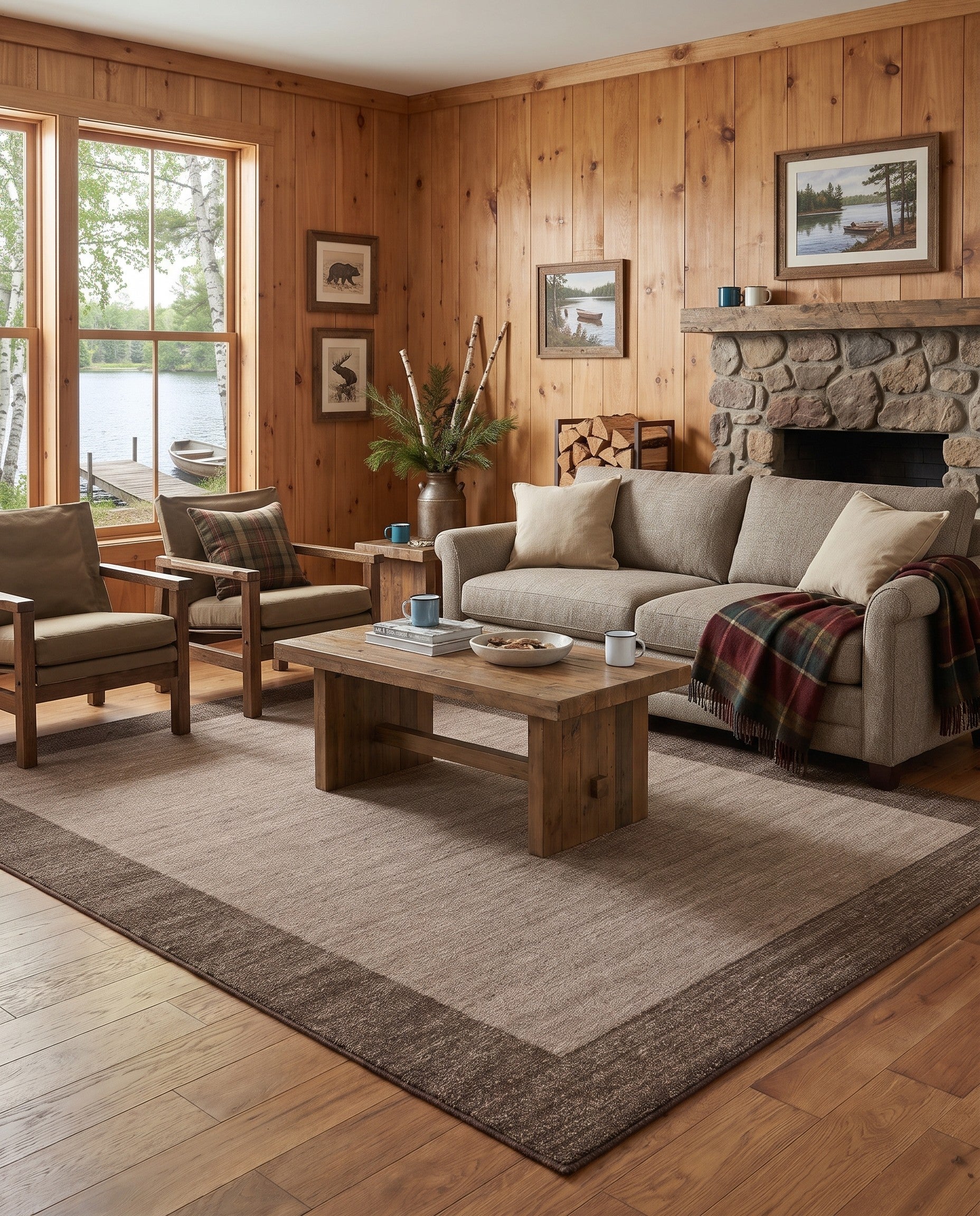 Light Brown Angelica Rug