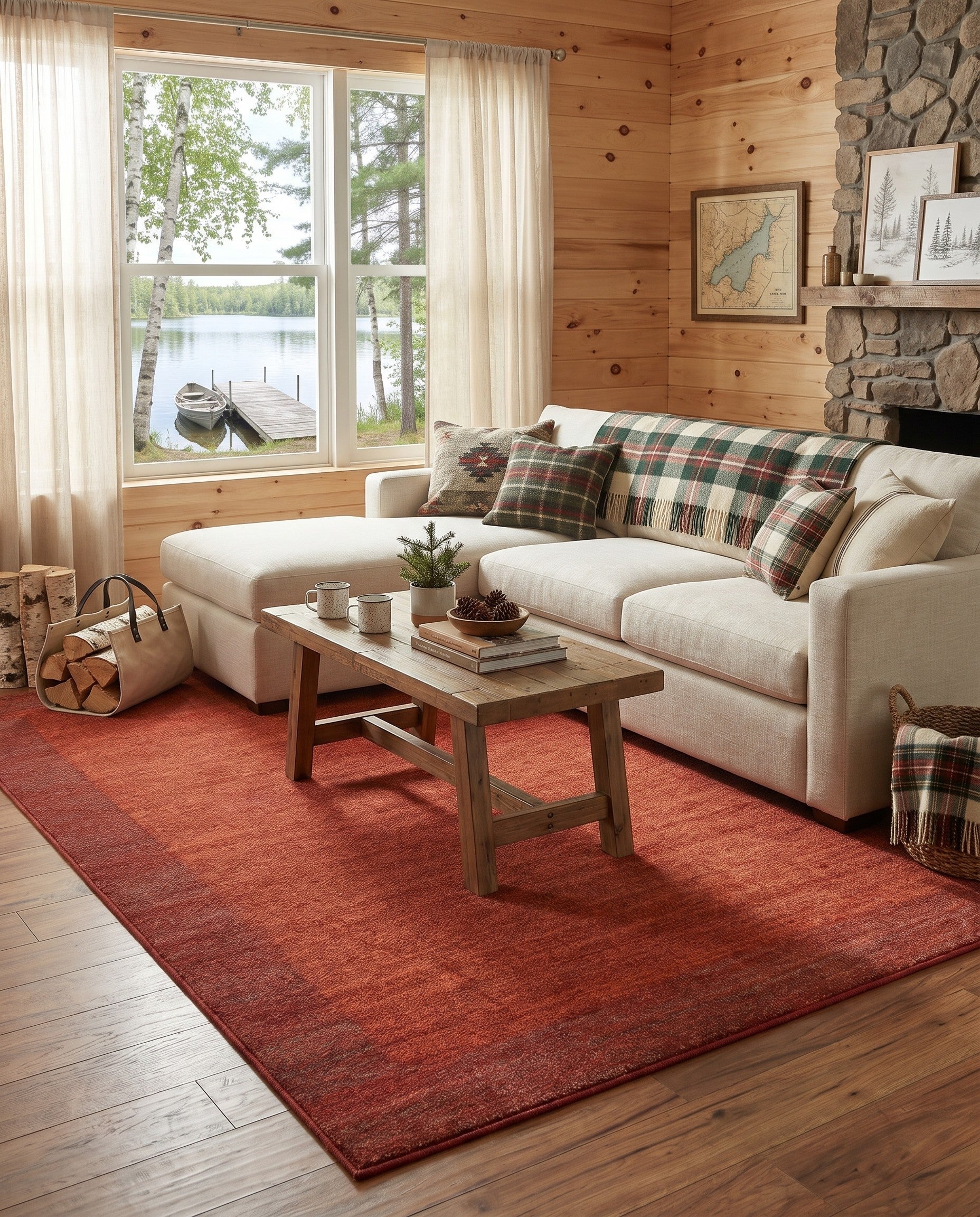 Terracotta Angelica Rug