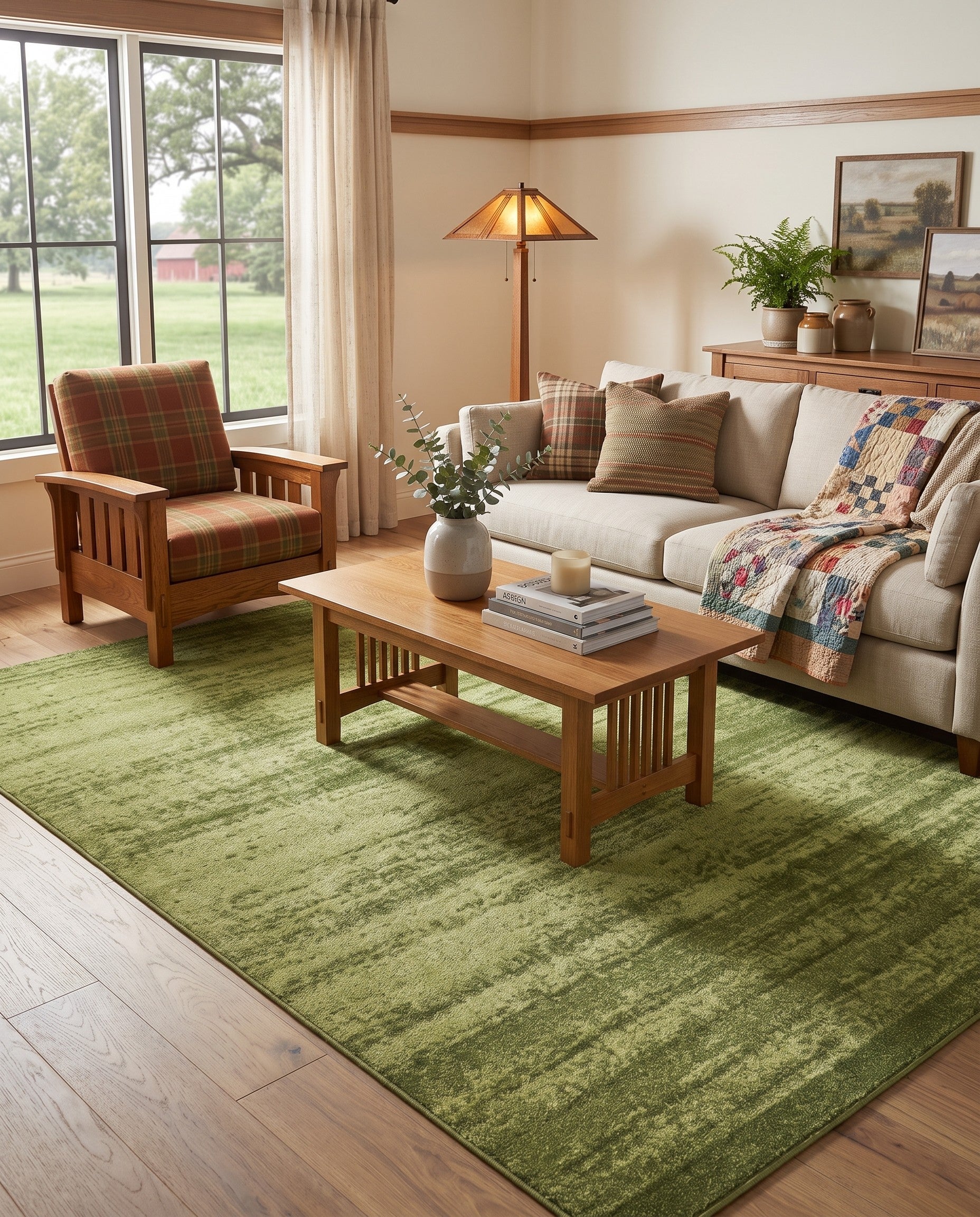 Green Angelica Rug