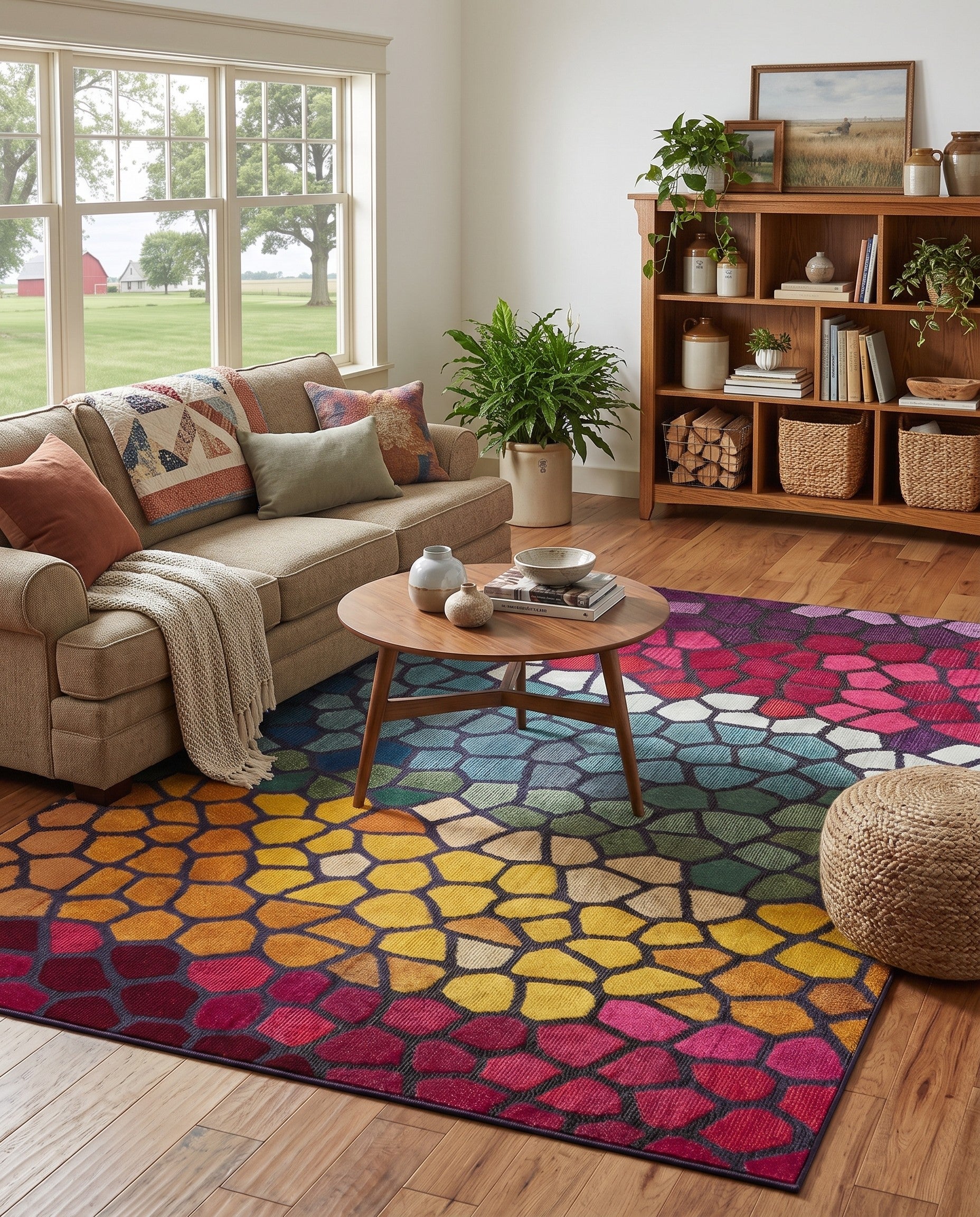 Washable Hyacinth Rug