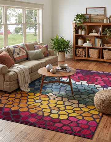 Washable Hyacinth Rug