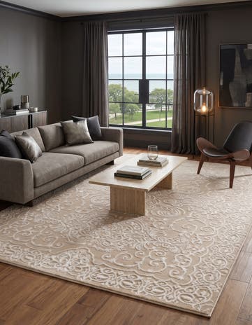 Beige Nepal Rug