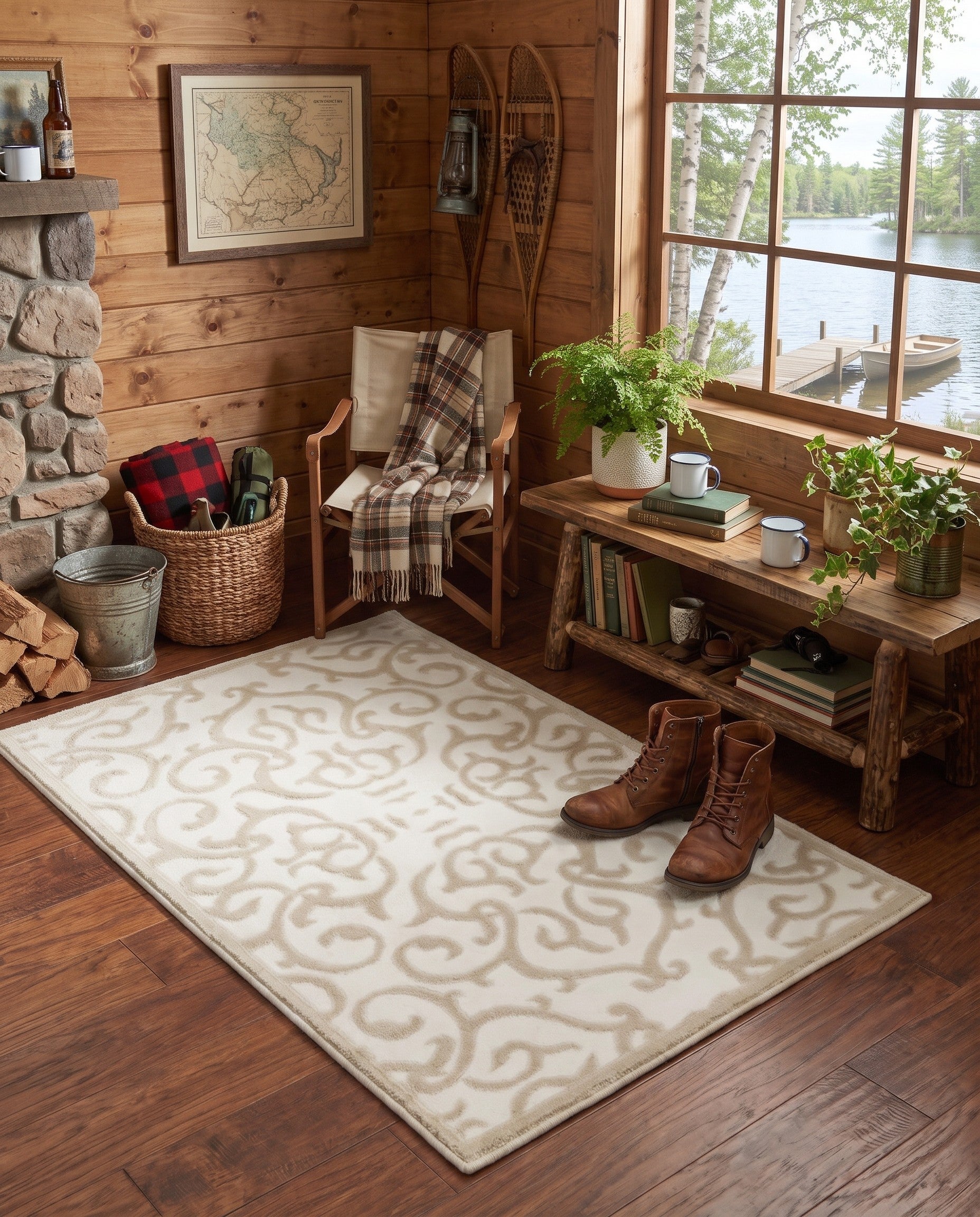 Snow White Nepal Rug