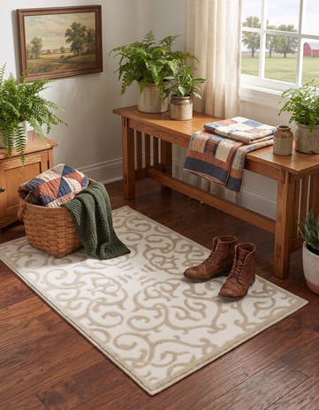 Snow White Nepal Rug