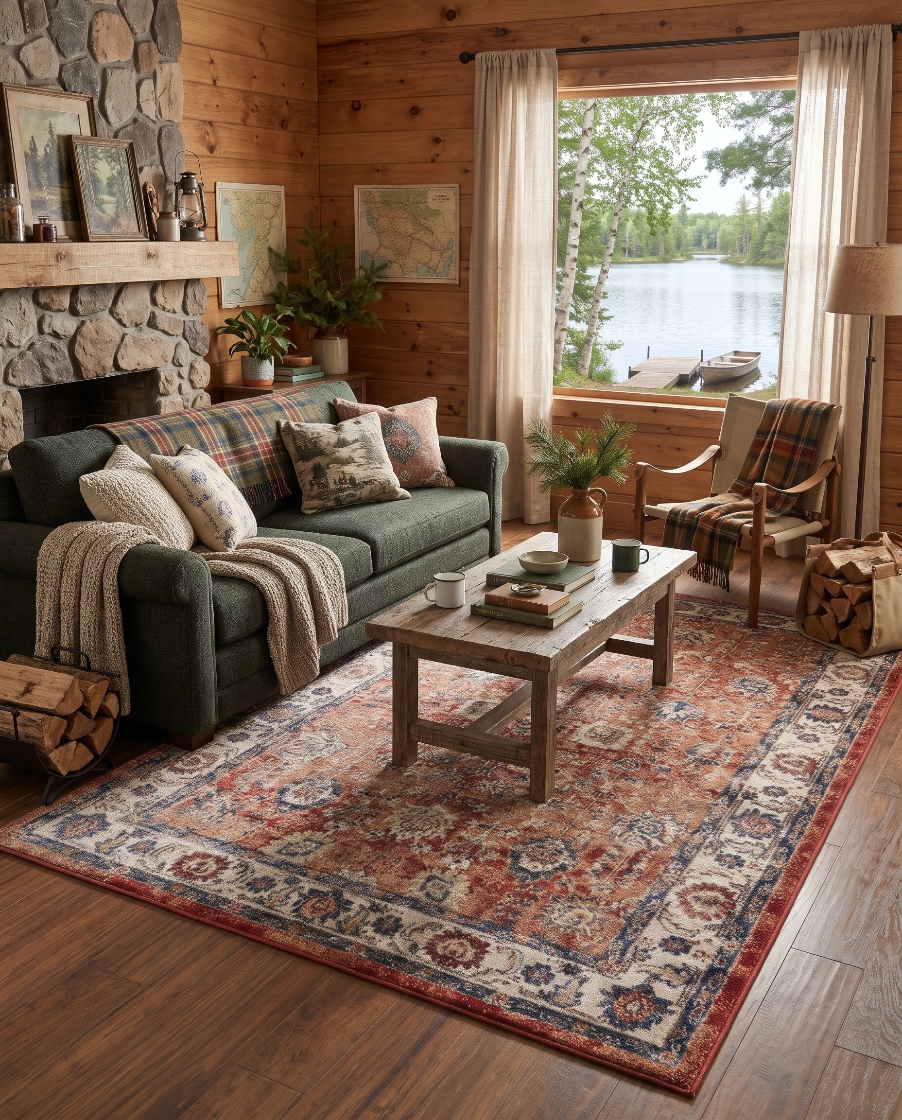 Terracotta Eden Rug