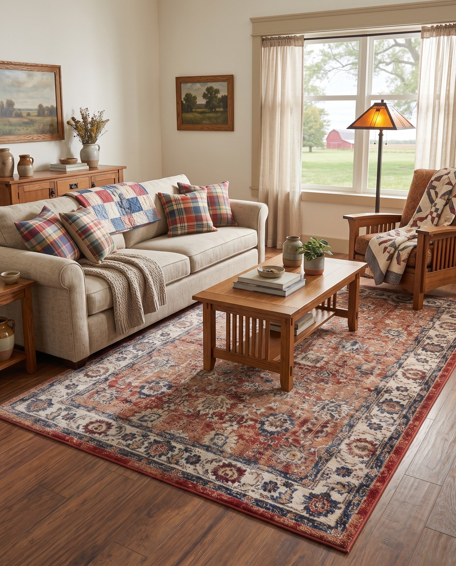 Terracotta Eden Rug