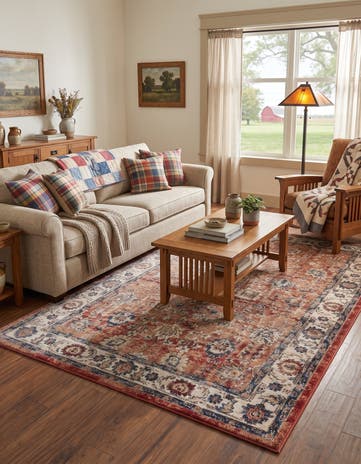 Terracotta Eden Rug