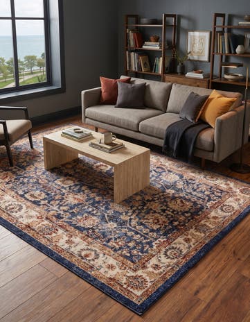 Light Blue Eden Rug