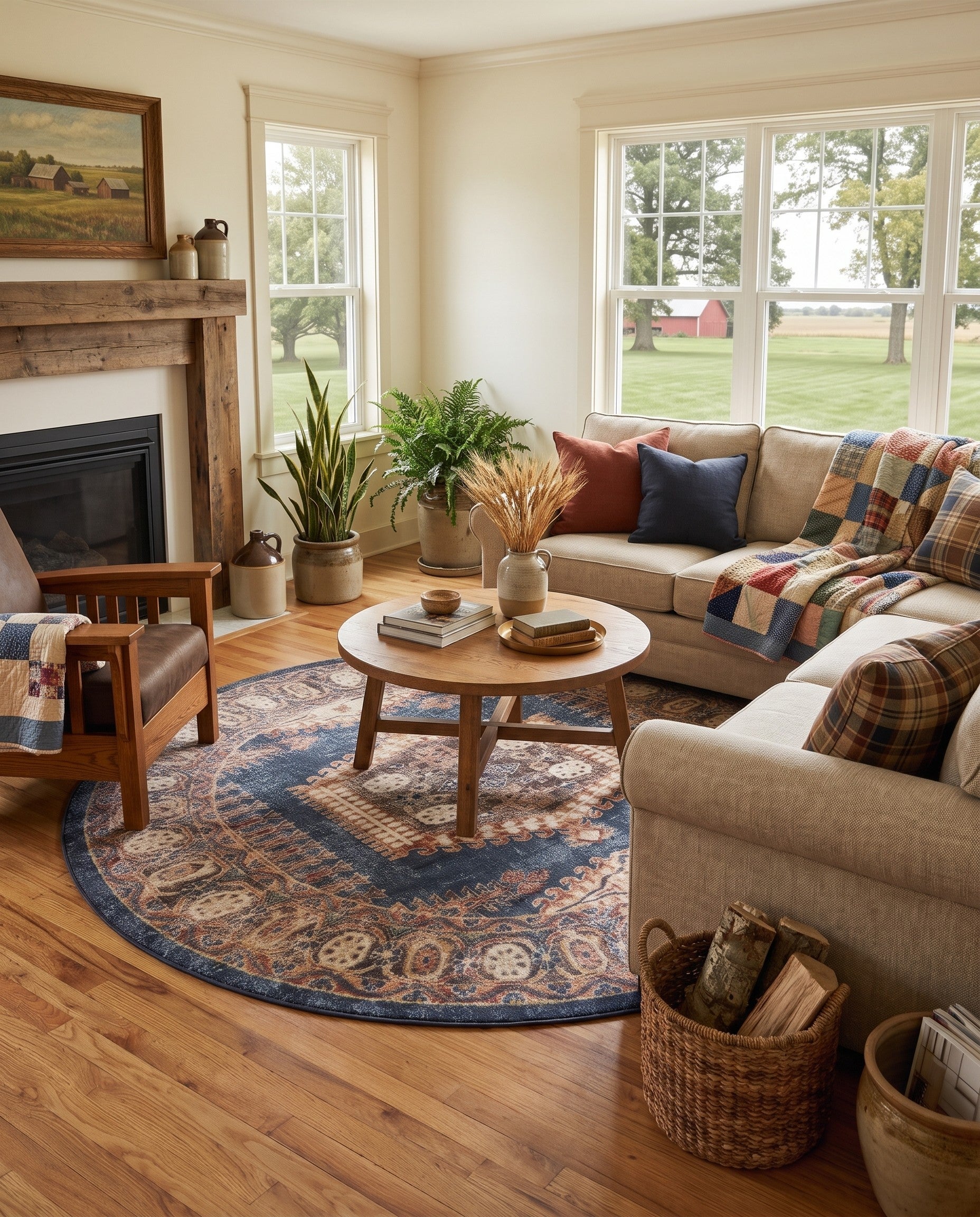 8' x 8' Eden Round Rug