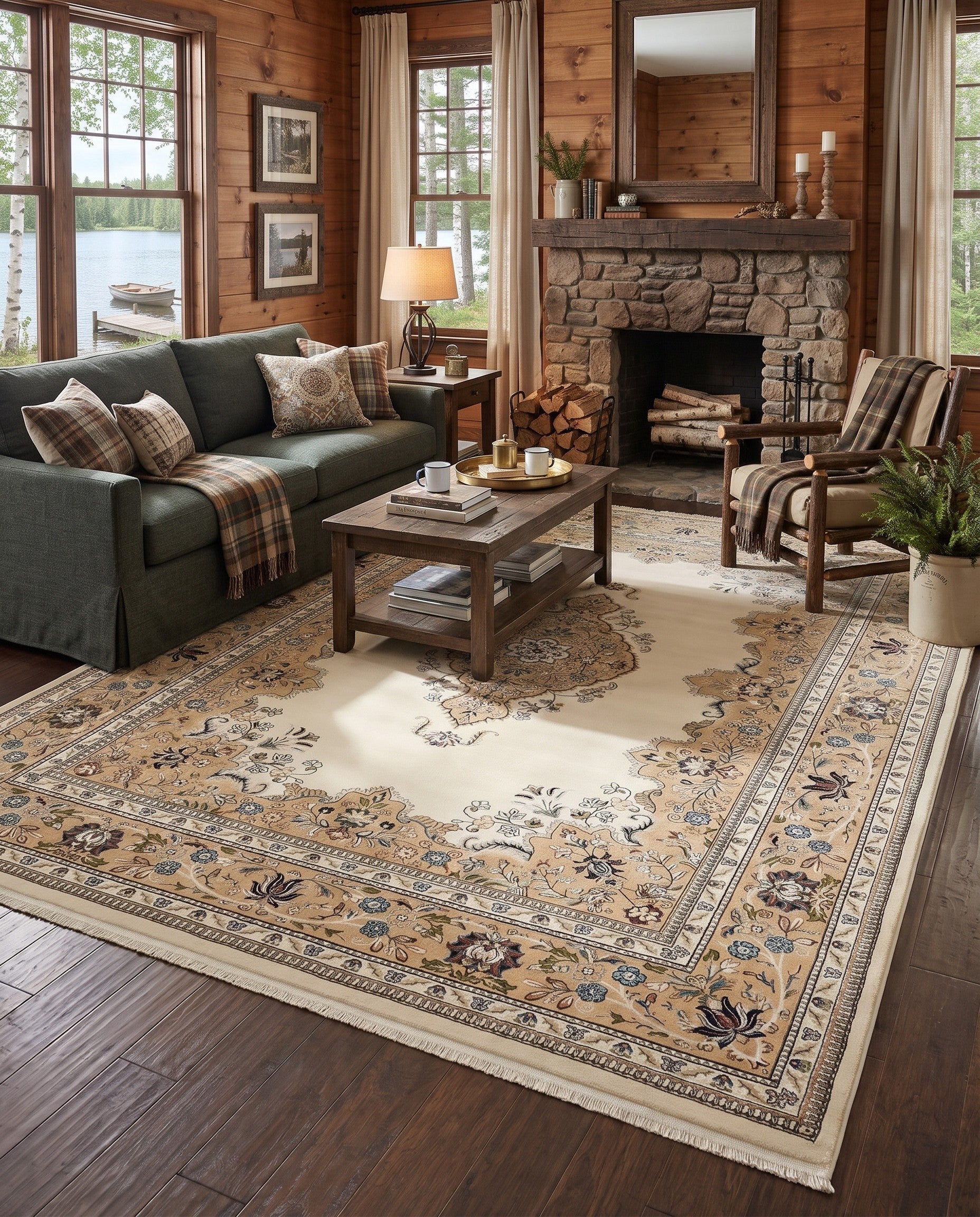 10' x 13' Nain Design Rug