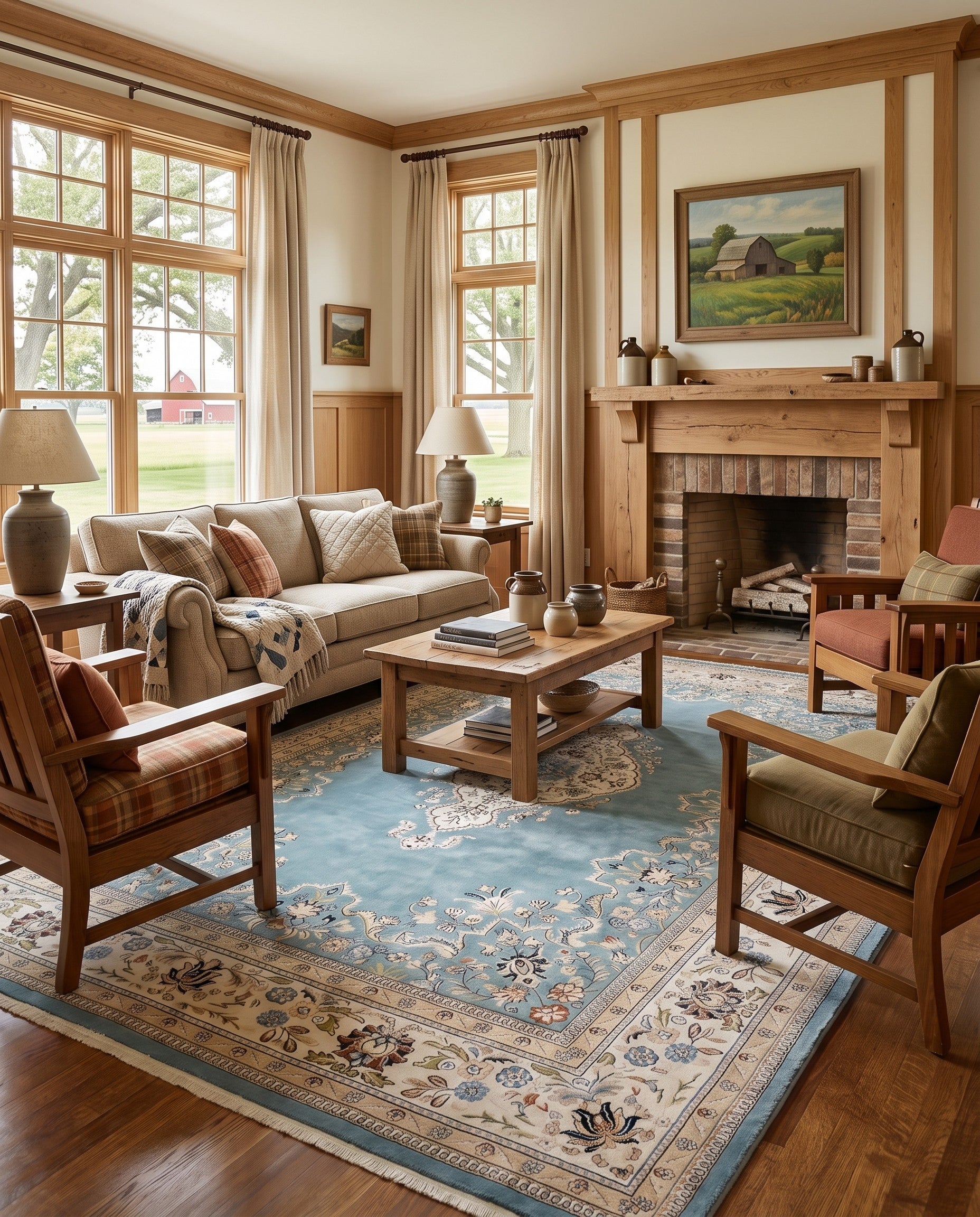10' x 13' Nain Design Rug
