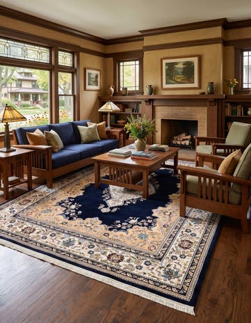 7' 10 x 10' Nain Design Rug