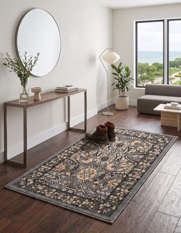 Dark Gray Neda Rug