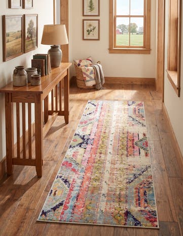 2' 2 x 6' 9 Washable Mesa Runner Rug