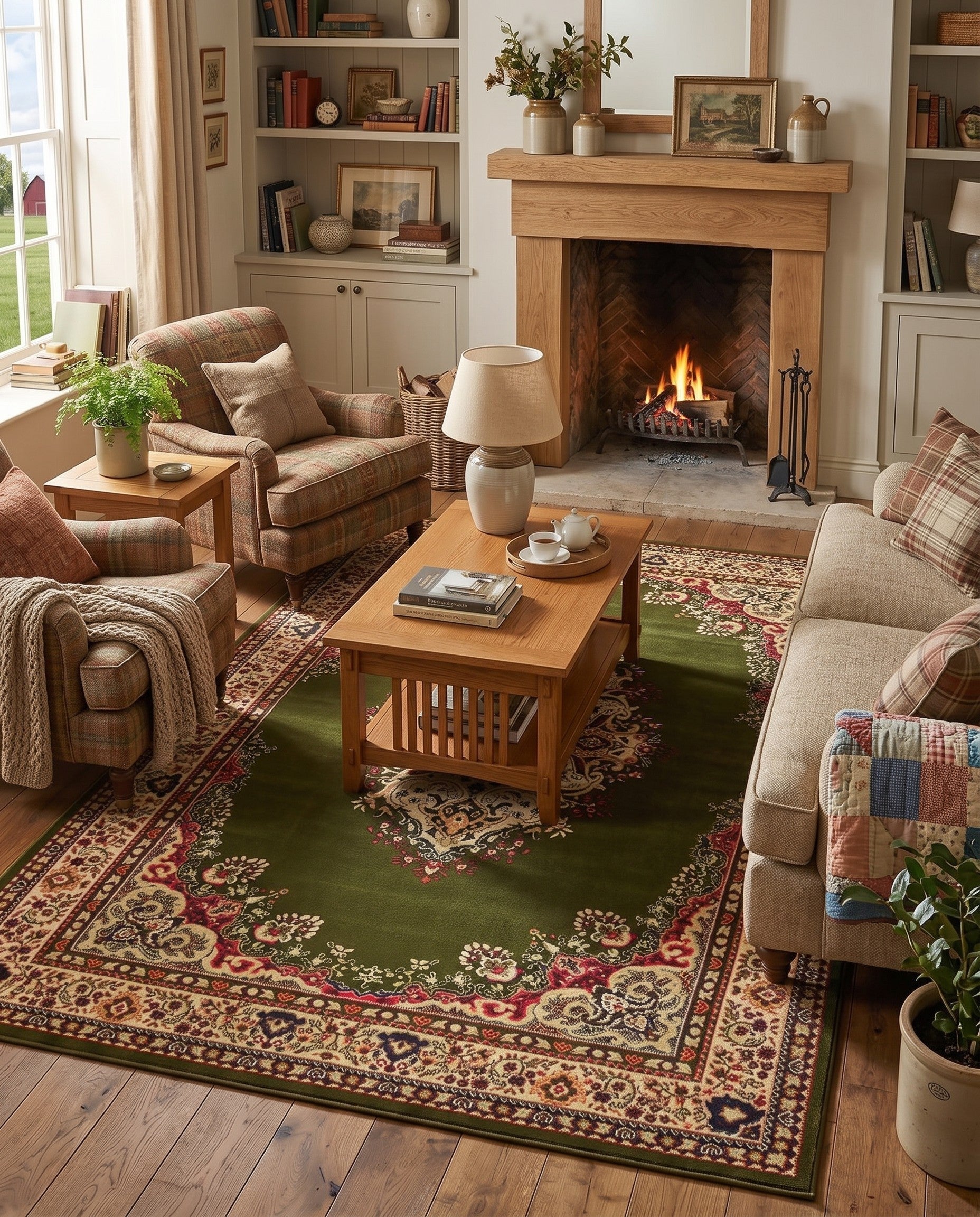 Green Amaya Rug