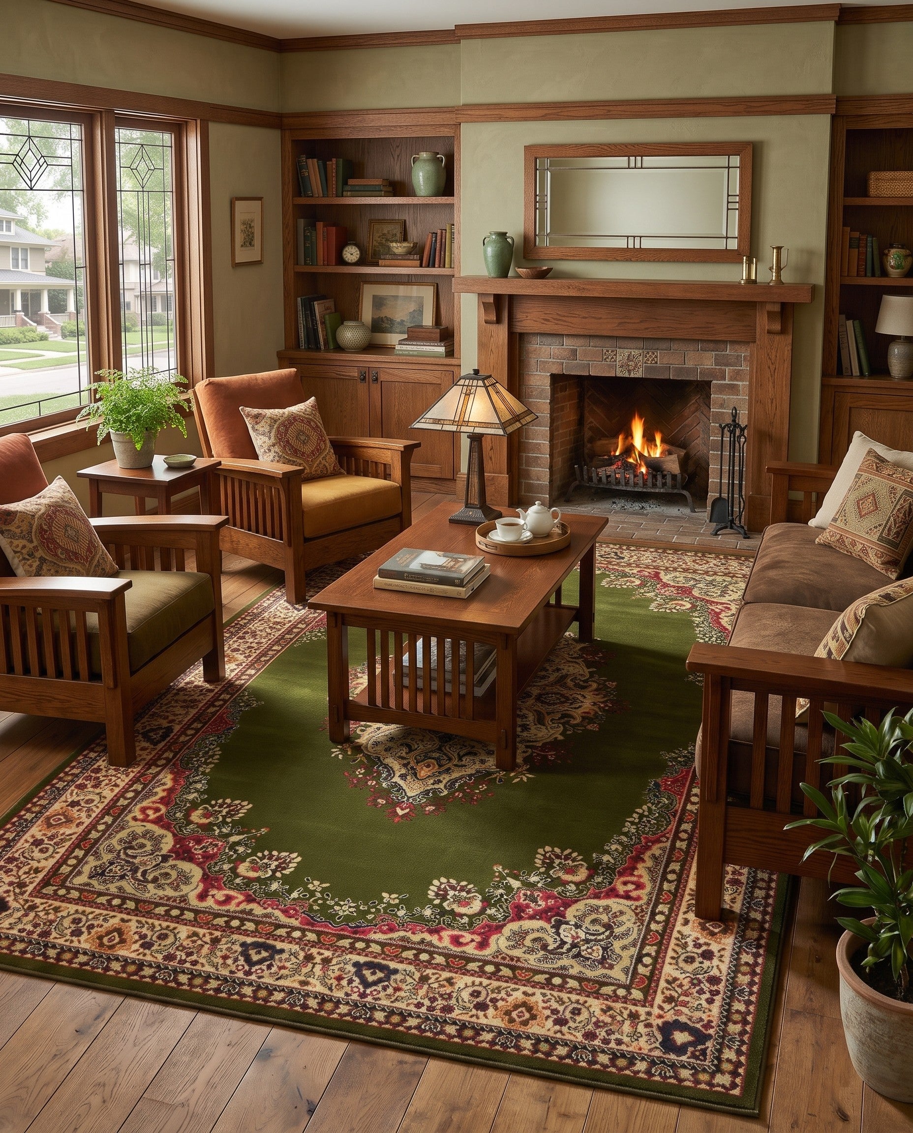 Green Amaya Rug