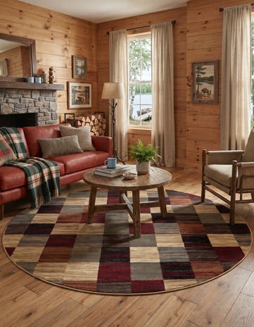 Cafe Round Rug