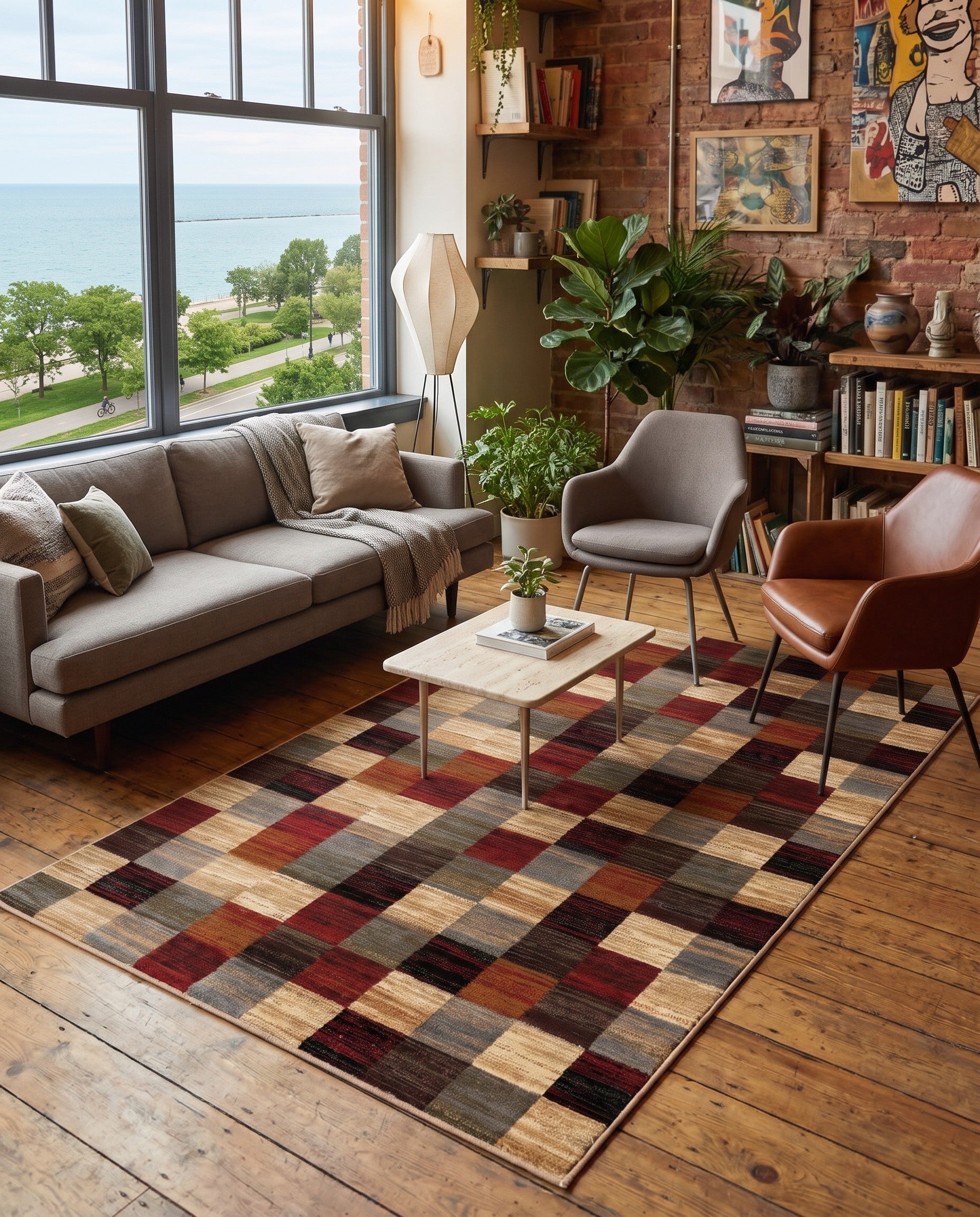 5' 3 x 8' Cafe Rug