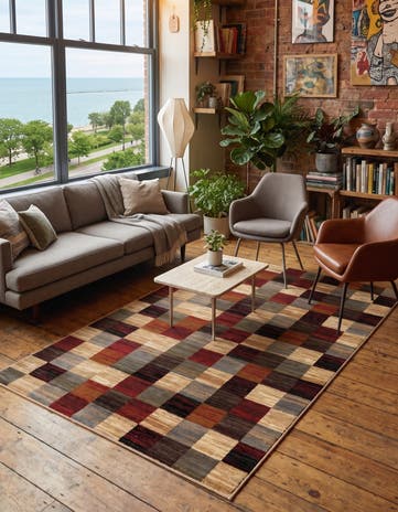 5' 3 x 8' Cafe Rug