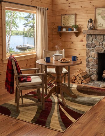 Beige Cafe Rug