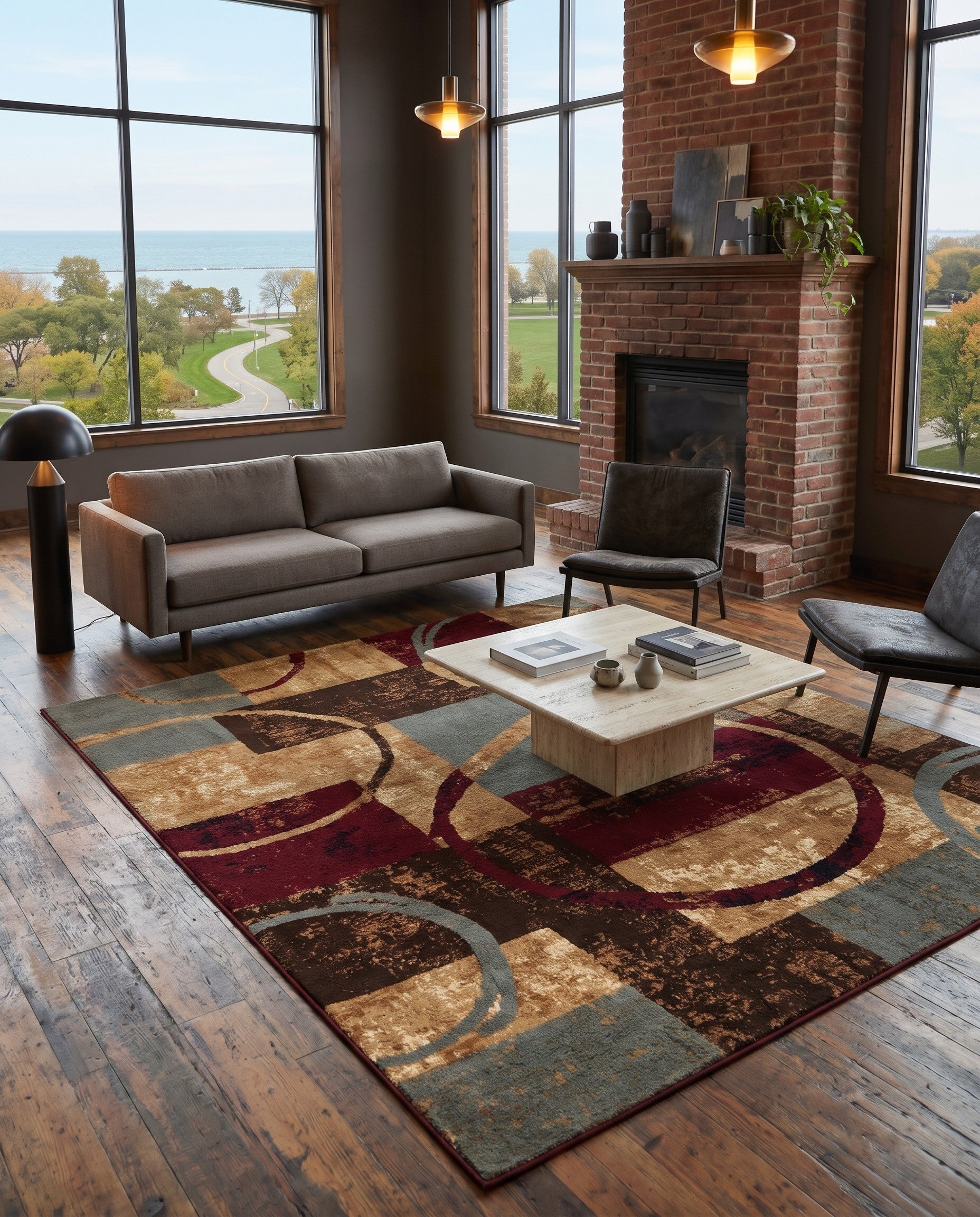 5' 3 x 8' Cafe Rug