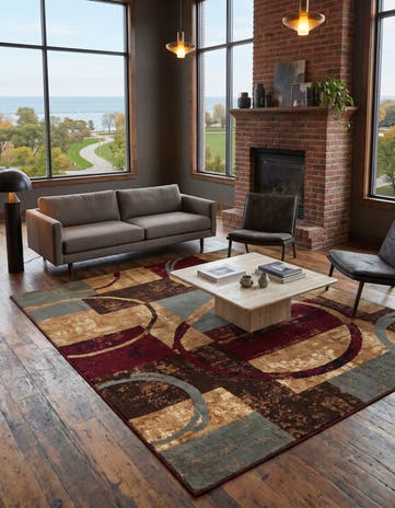 5' 3 x 8' Cafe Rug