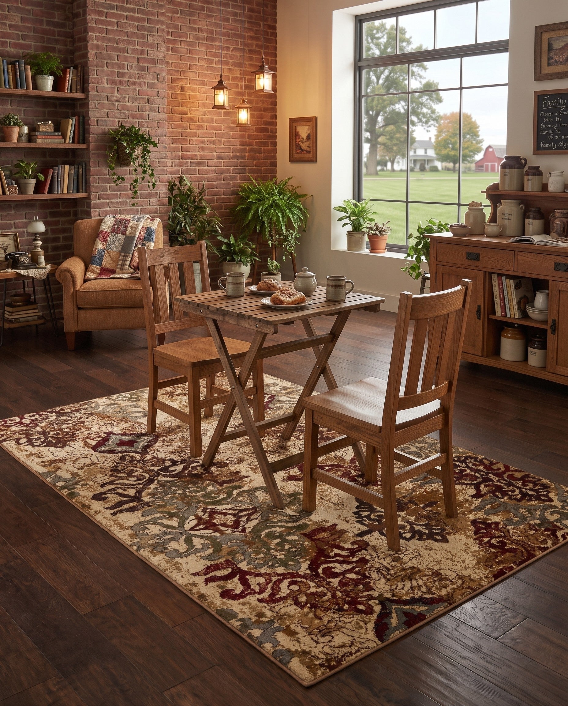 Beige Cafe Rug