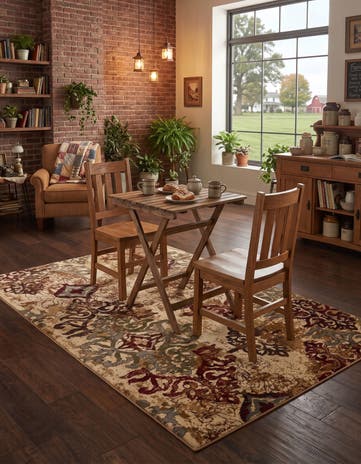 Beige Cafe Rug