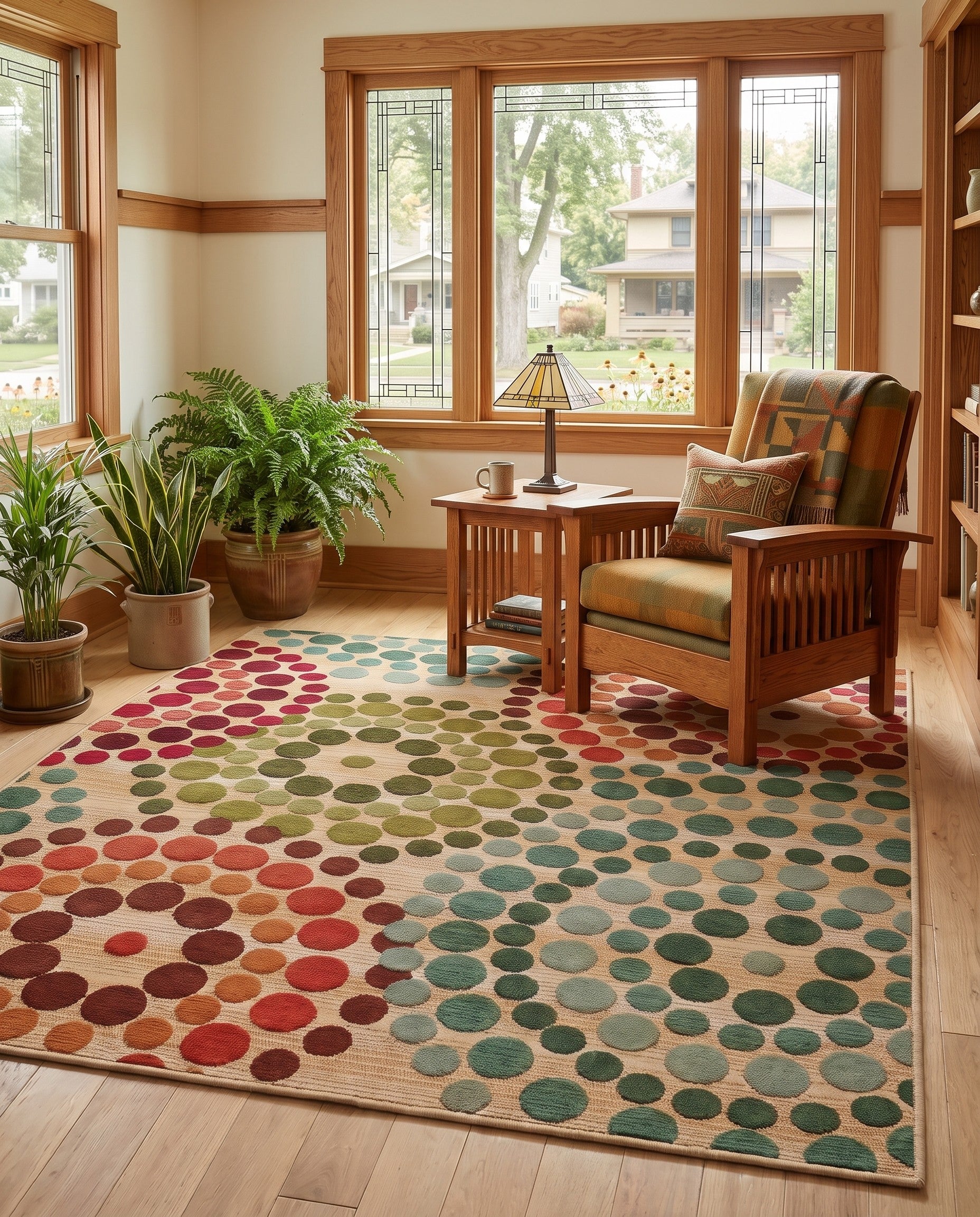 4' x 6' Easy-Clean Odette Modern Indoor / Outdoor Rug