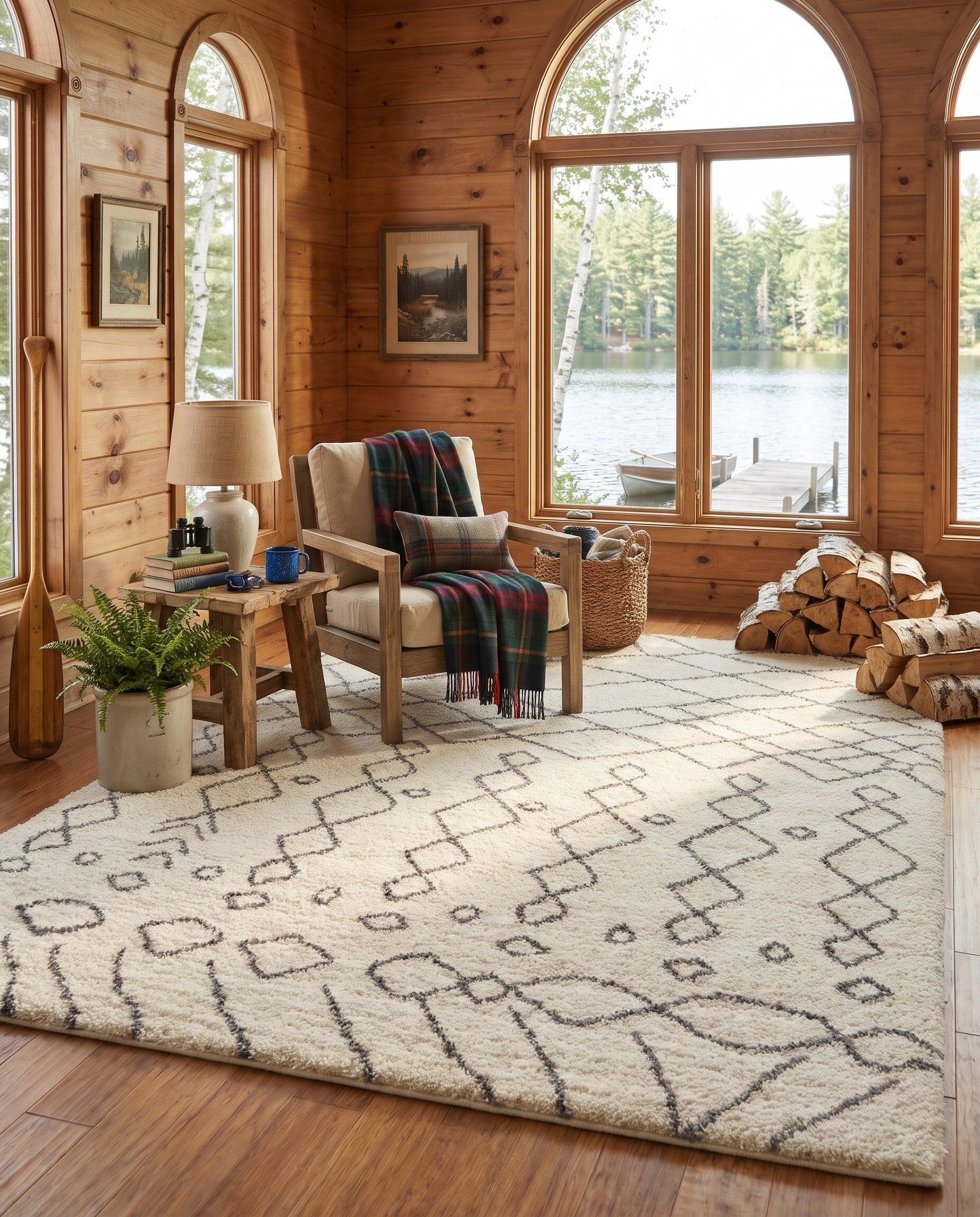 9' x 12' 2 Moroccan Shag Rug