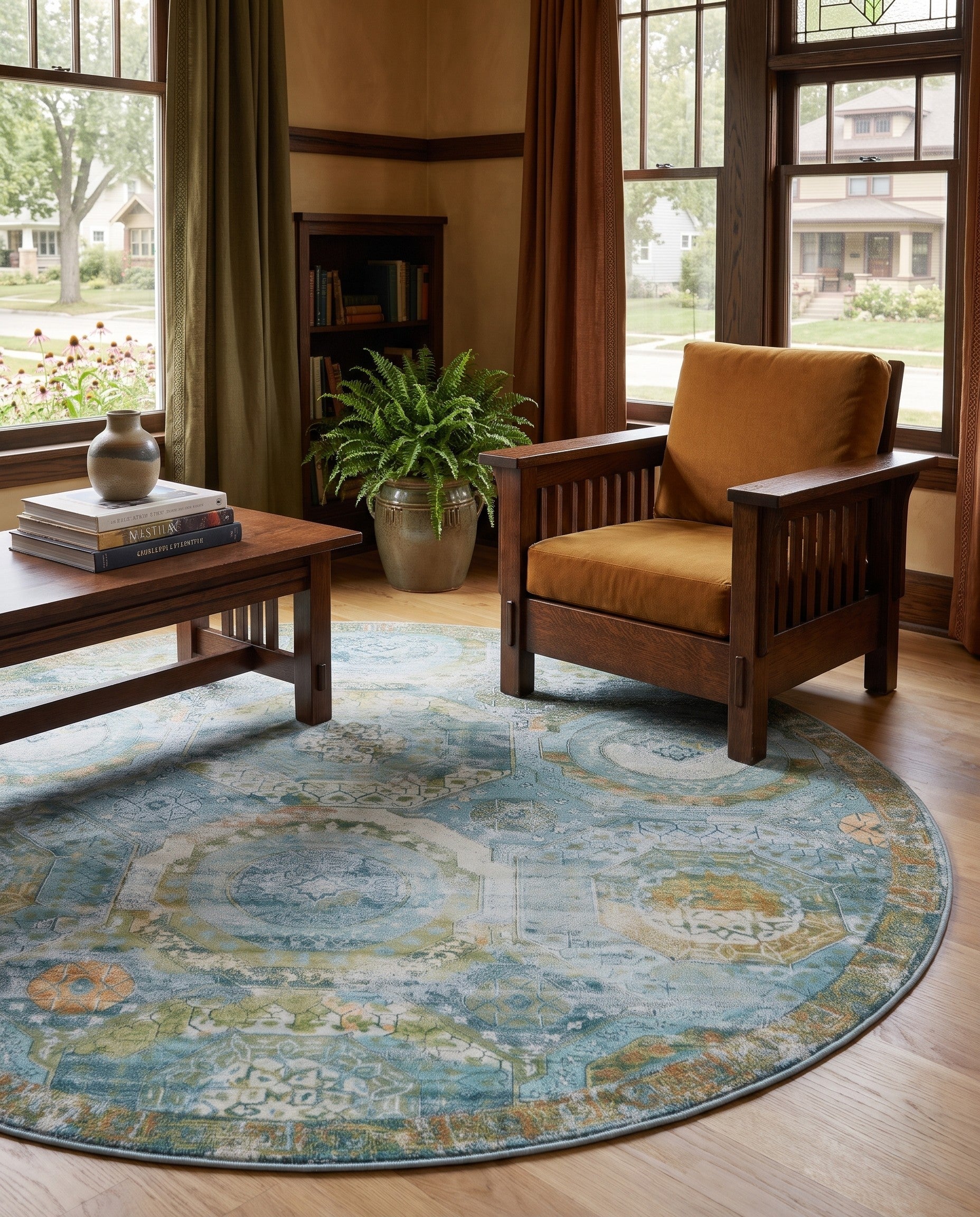 8' x 8' Santiago Round Rug
