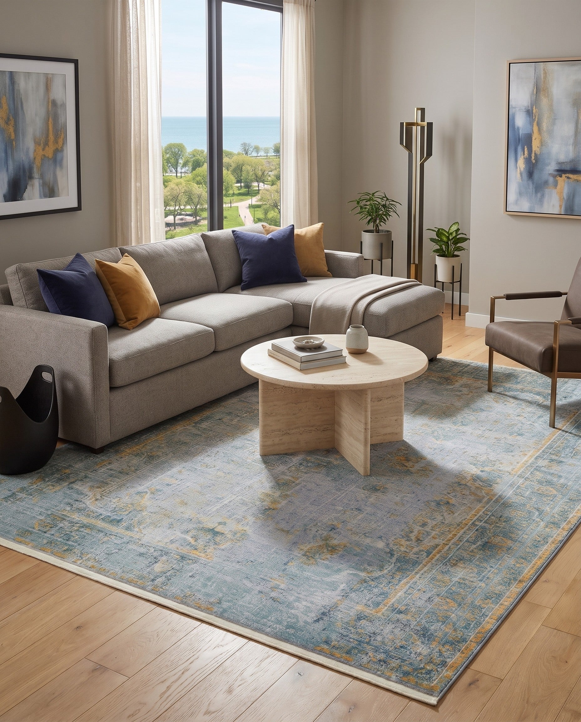 Gray Santiago Rug