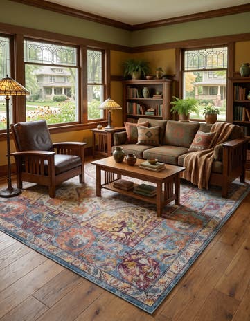 Light Blue Santiago Rug