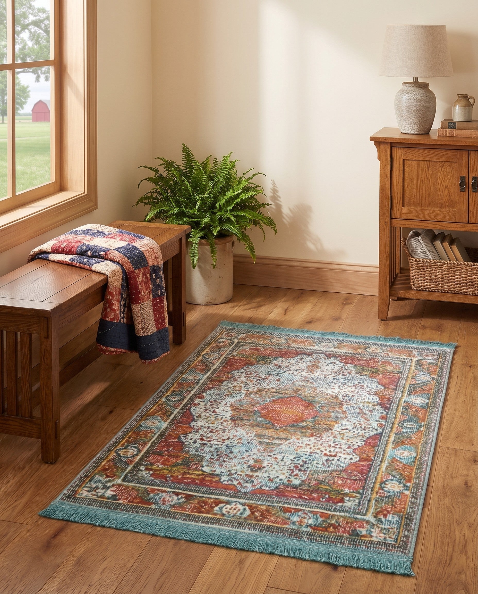 Light Blue Santiago Rug