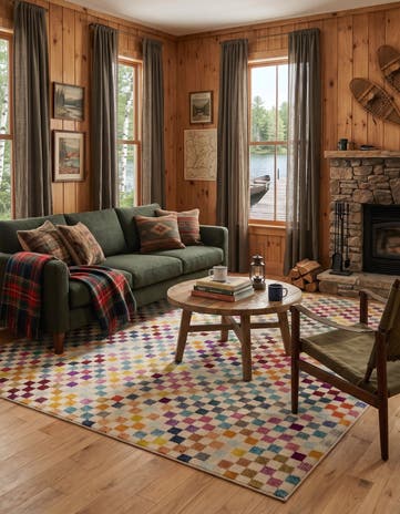 8' x 10' Washable Theia Rug