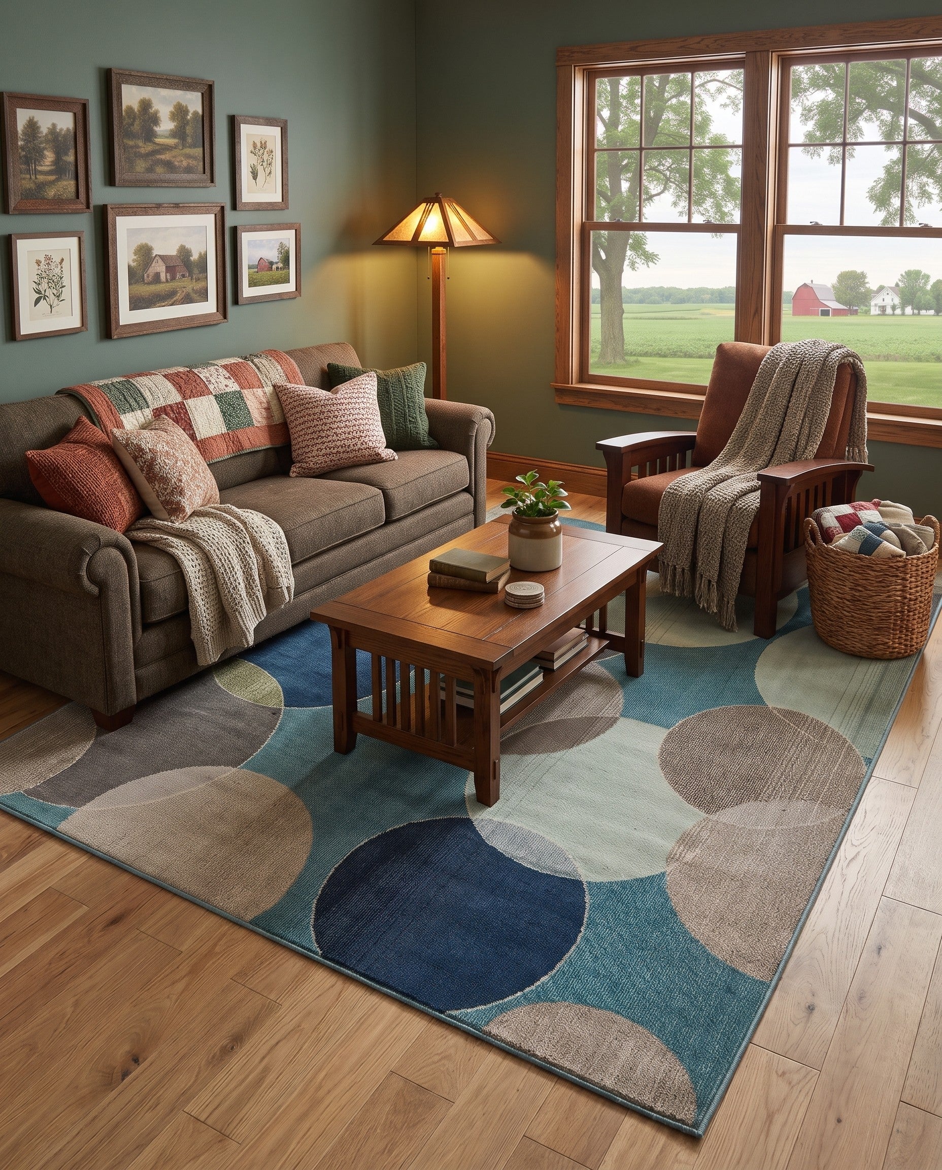 8' x 10' Washable Theia Rug