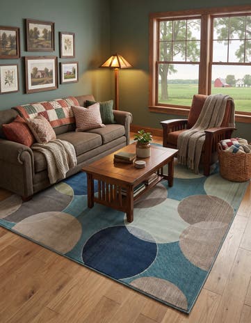 8' x 10' Washable Theia Rug