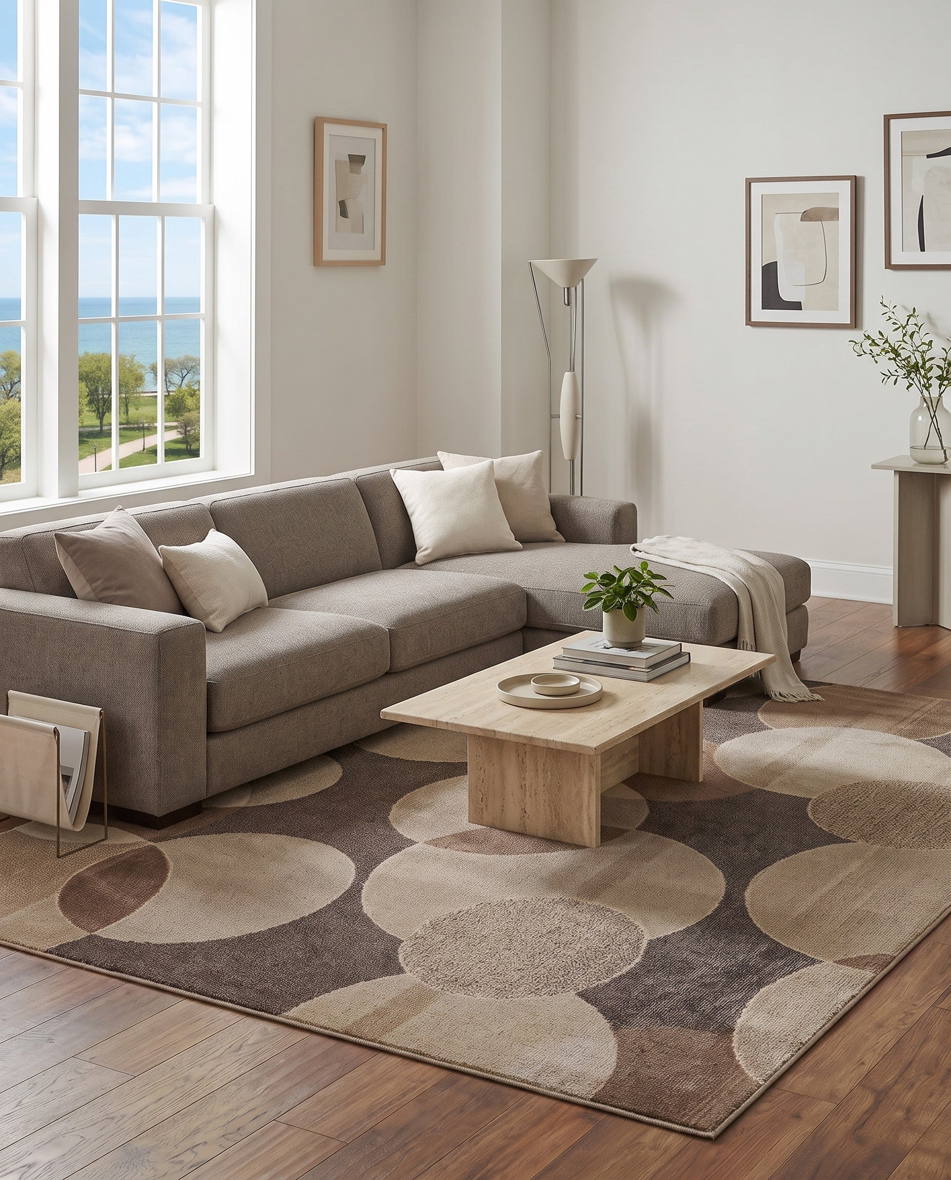 8' x 10' Washable Theia Rug