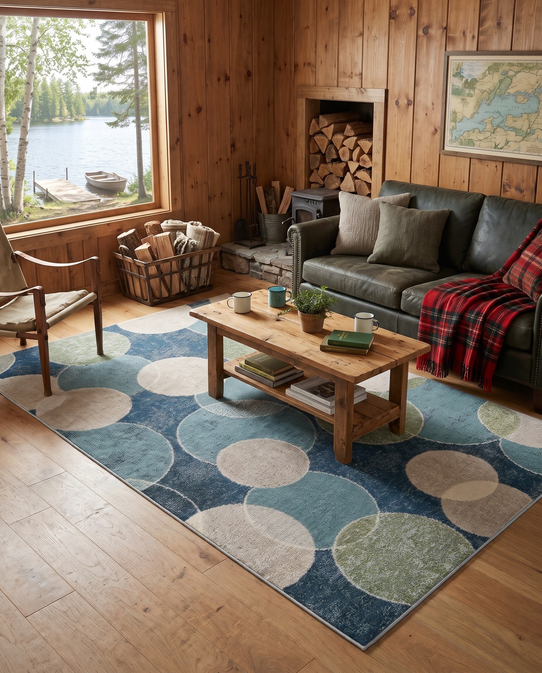 5' x 8' Washable Theia Rug