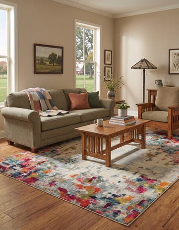 8' x 10' Washable Theia Rug
