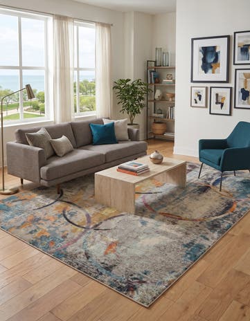 8' x 10' Washable Theia Rug