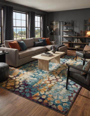 10' 6 x 16' 5 Washable Carnevale Rug