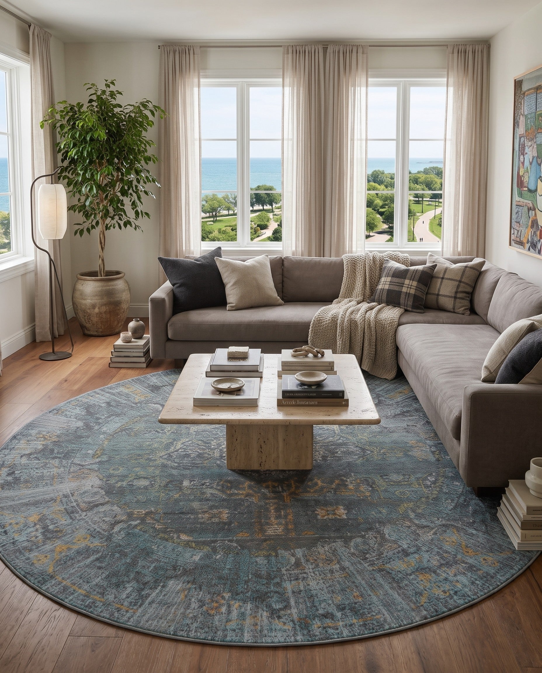 8' x 8' Santiago Round Rug