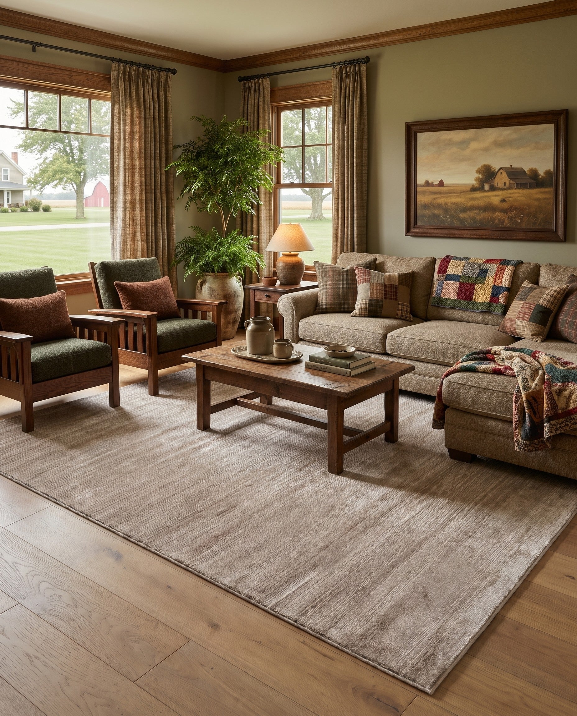 Jill Zarin Brown Uptown Madison Avenue Rug