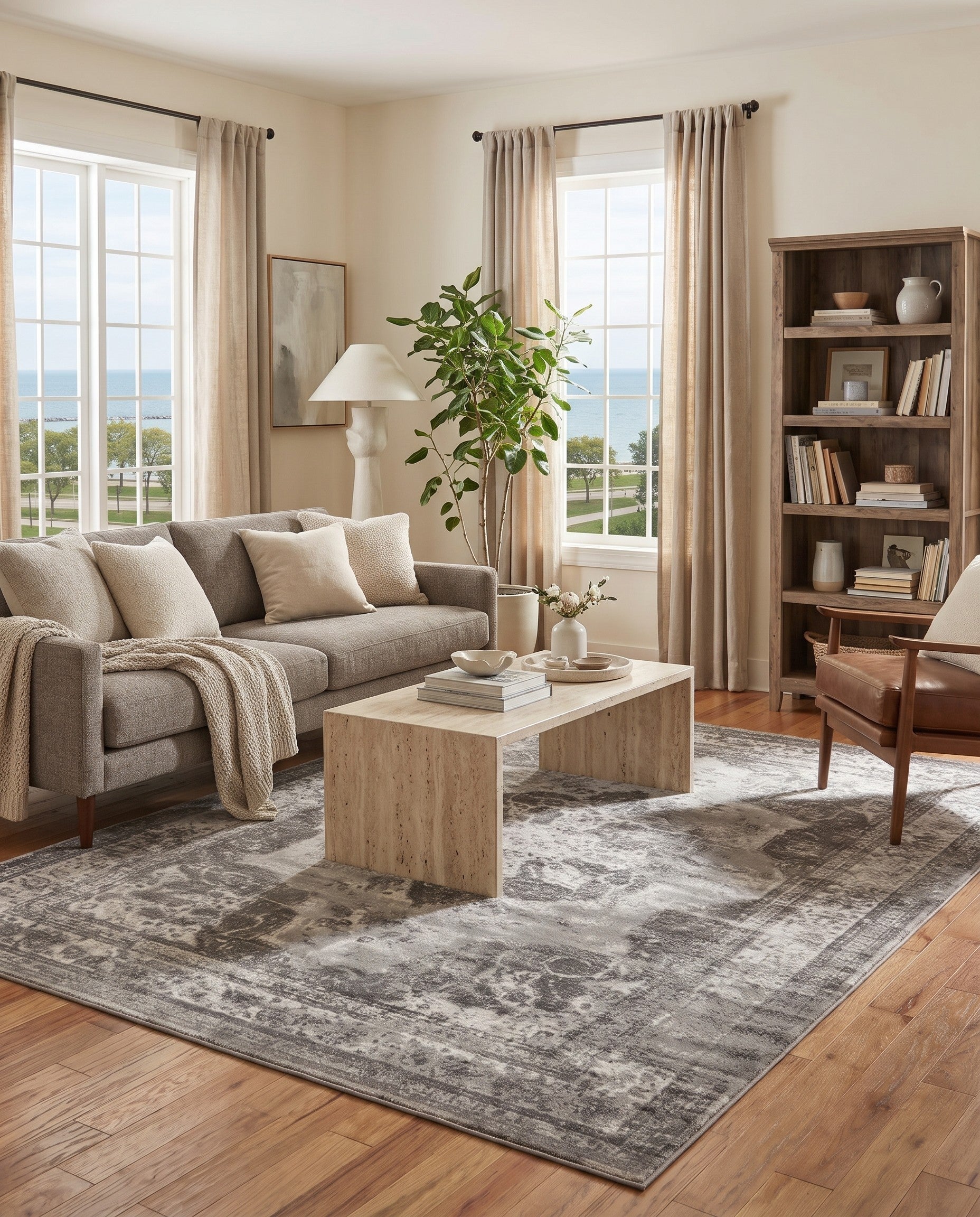 Gray Monte Carlo Rug