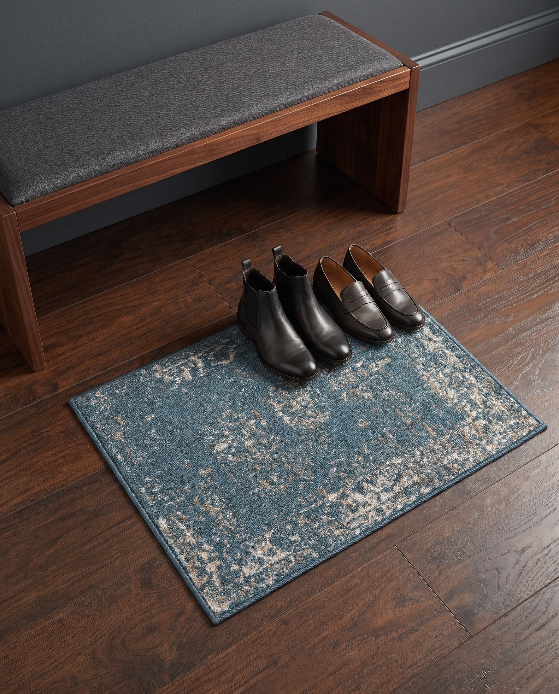 Blue Monte Carlo Rug